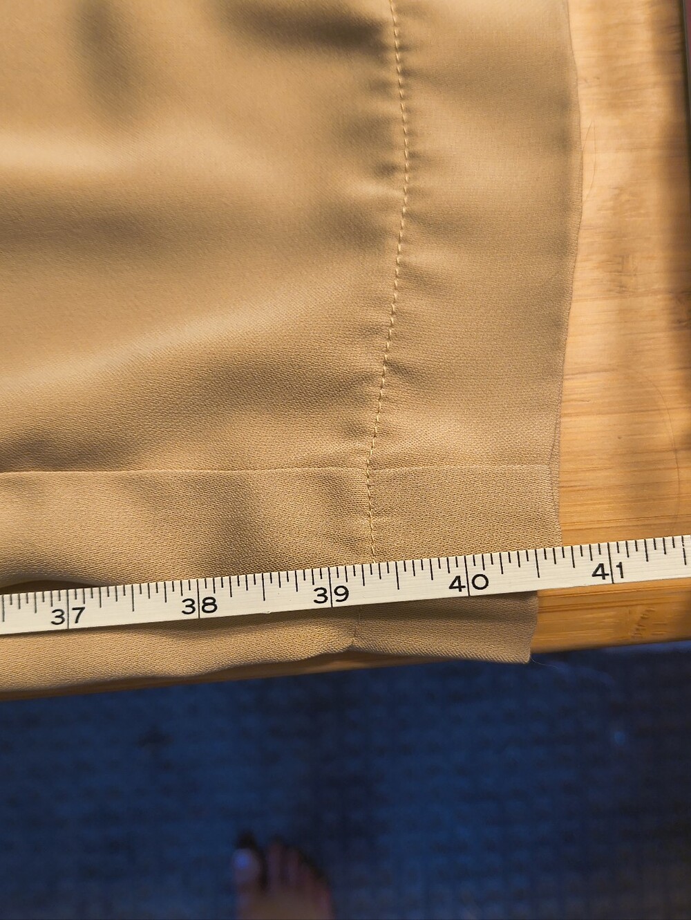 Tronjari Camel Tan High Waisted Pleated Wide Leg Trouser Size S - Picture 10 of 11